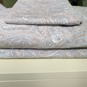 Ralph Lauren Twin Sheet Set with Paisley - cotton